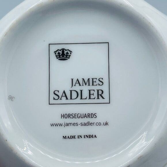 James Sadler HORSEGUARDS British London Themes Teabag Holder Teapot Shape Gold - Picture 5 of 6